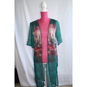 Women Green and Pink Three Piece Outfit Size XL